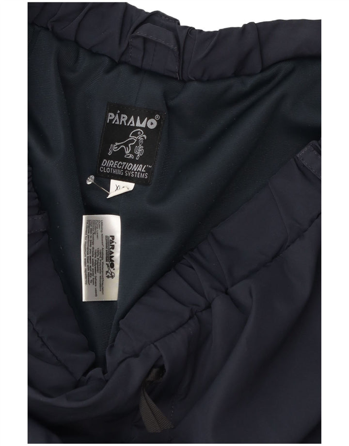 Vintage træningsdragt bukser til mænd XL marineblå polyester
