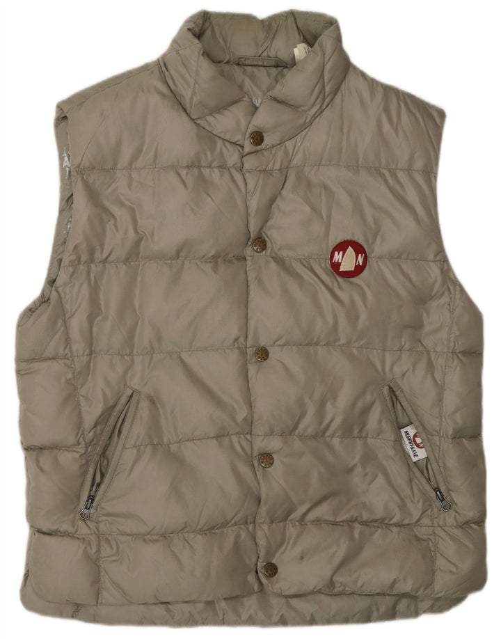 MURPHY & NYE Polstret Gilet til mænd UK 44 2XL Beige Polyamid