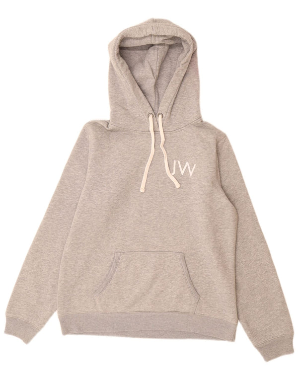 Jack Wills Dame hættetrøje Jumper UK 14 Large Grå Flecked Bomuld