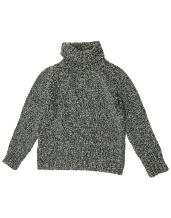 Fisherman Out Of Ireland Dame Rullehals sweater UK 10 Small Blue