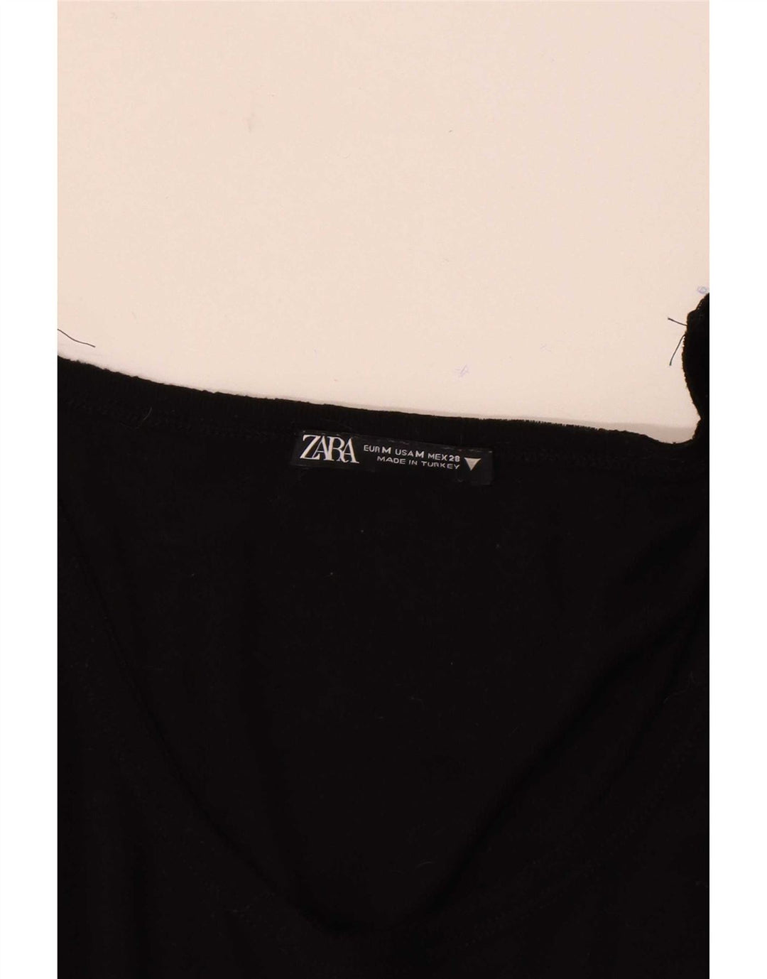 Zara Dametop Langærmet UK 12 Medium Sort