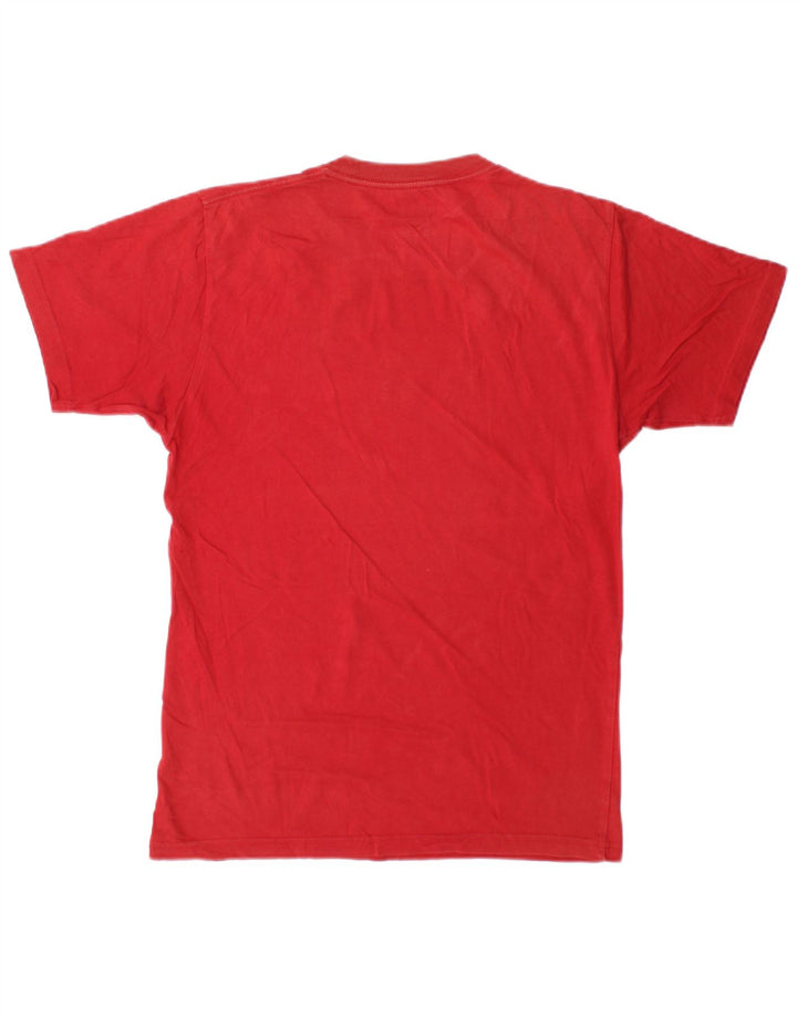 Vans Herre Classic Fit T-Shirt Top Lille Rød Bomuld