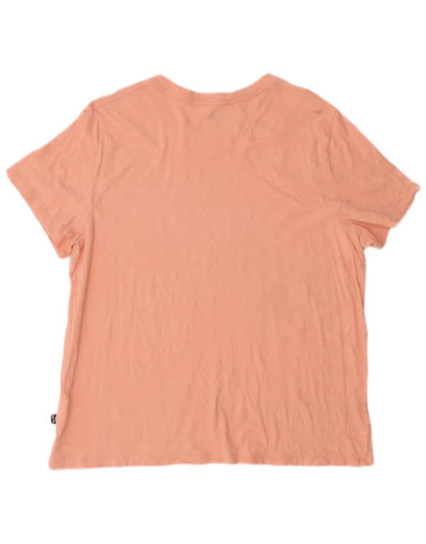 PUMA Grafisk T-shirt top til kvinder UK 18 XL Pink Bomuld