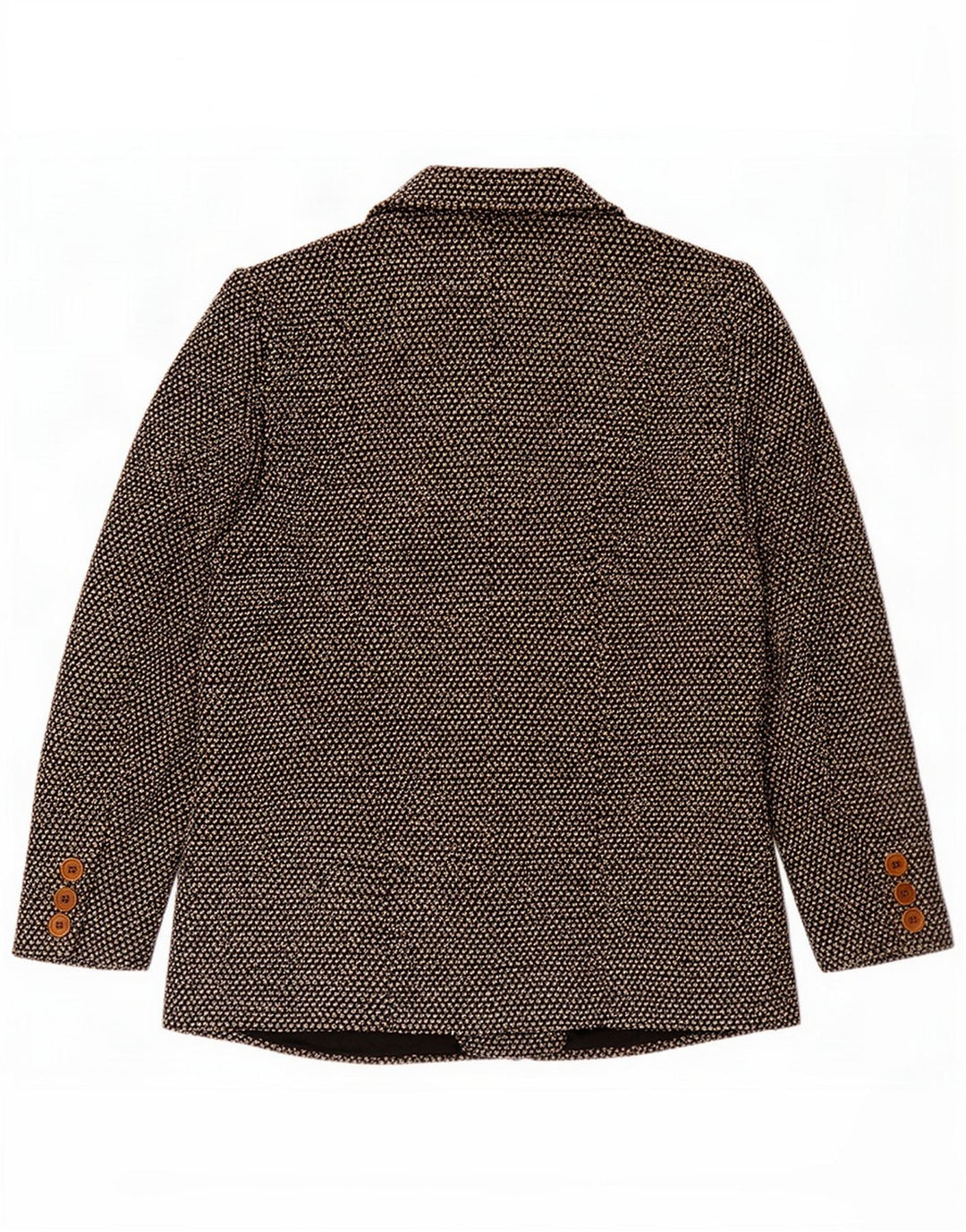 Avedon Dame 2-knaps blazerjakke IT 50 XL Brun Plettet Uld