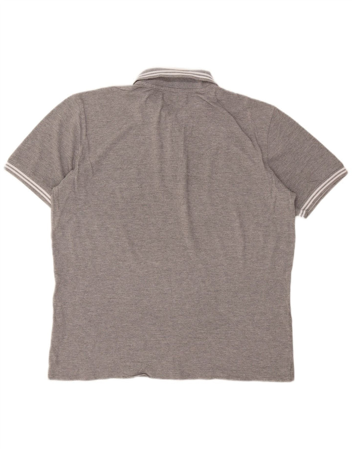 Kappa herre poloshirt XL grå bomuld