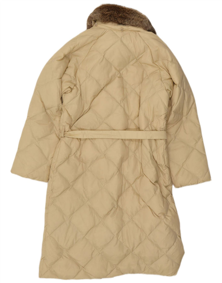 Henry Cottons Polstret frakke til kvinder IT 46 Large Beige