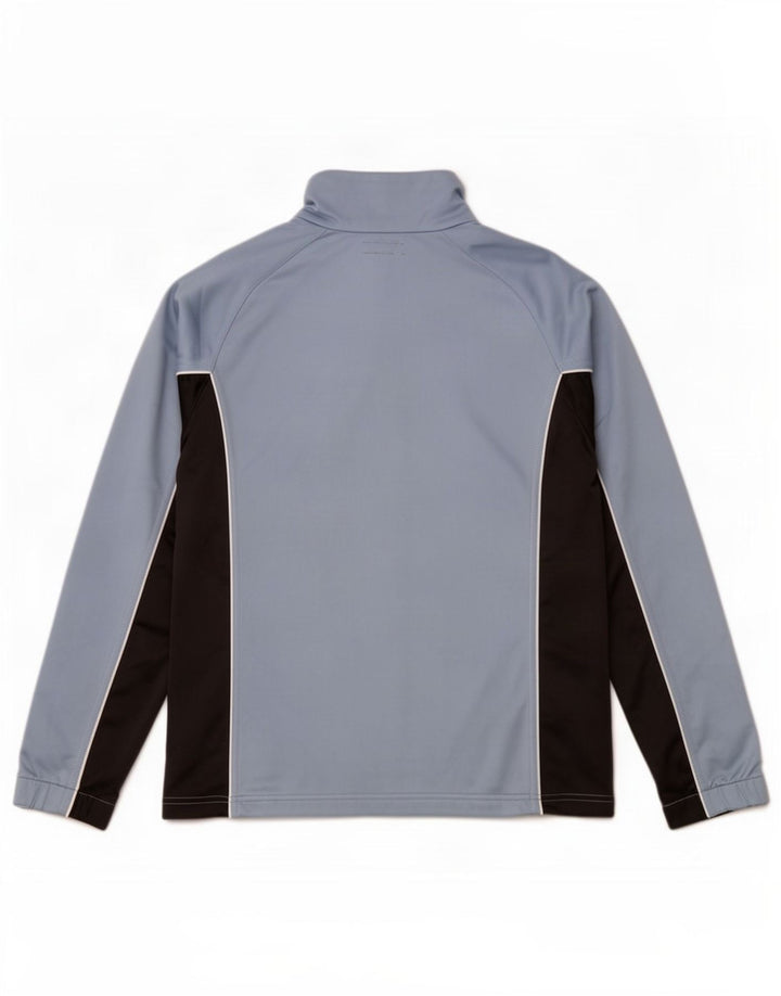 Diadora træningsdragt topjakke til kvinder UK 16 Large Blue Colourblock Polyester