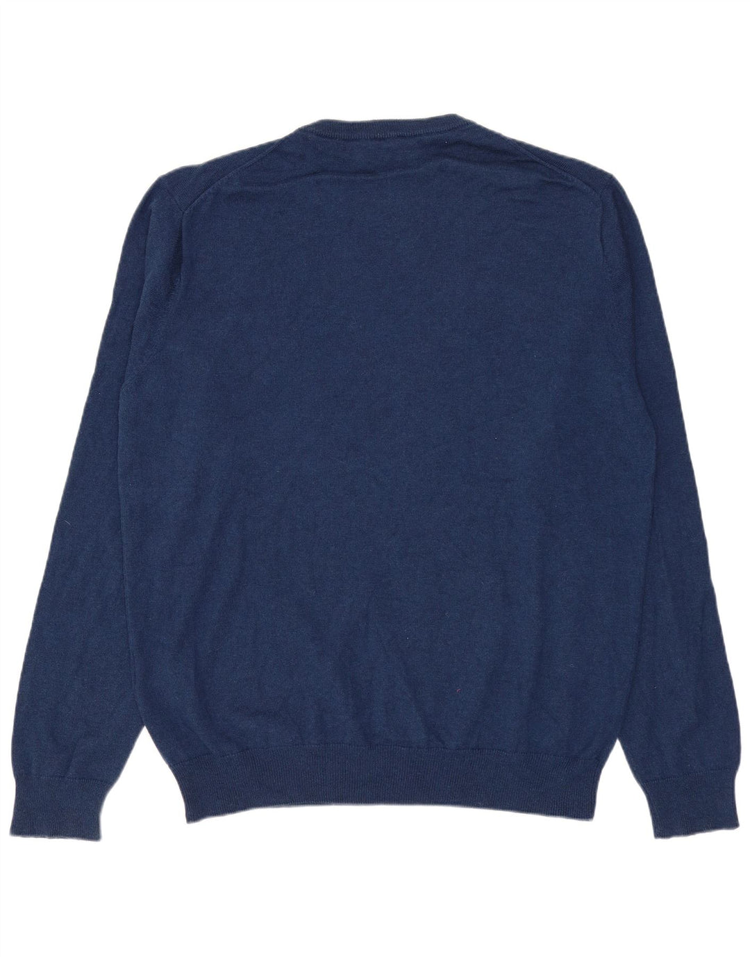 GANT Herre sweater med rund hals, stor marineblå bomuld
