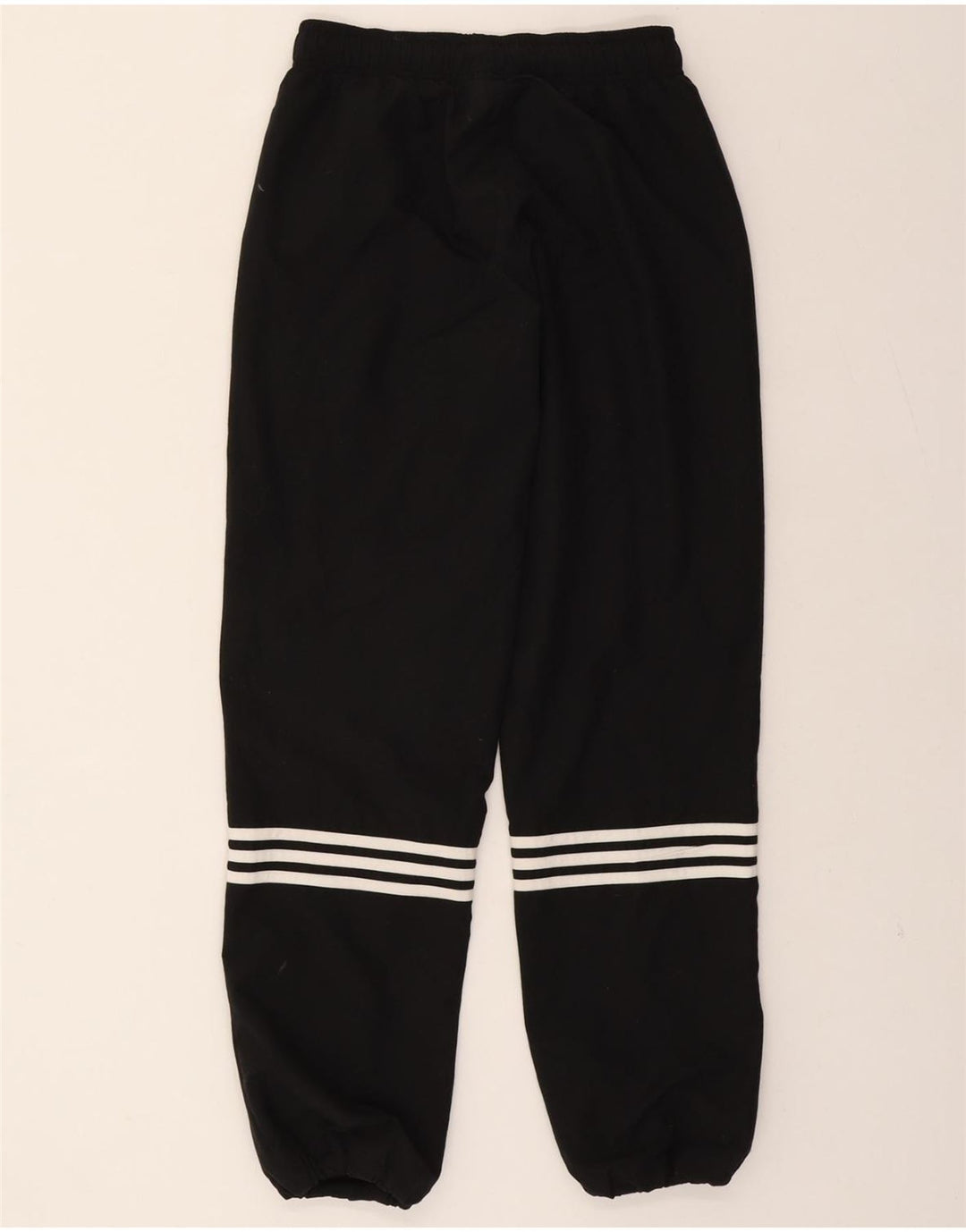 ADIDAS Mens Tracksuit Trousers Joggers Small Black Polyester Vintage Adidas and Second-Hand Adidas from Messina Hembry 