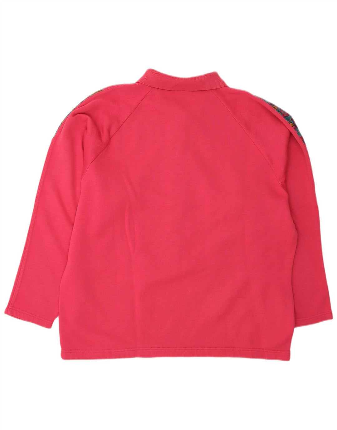 F.LLI Campagnolo Dame Sweatshirt Jumper UK 16 Large Pink Geometric