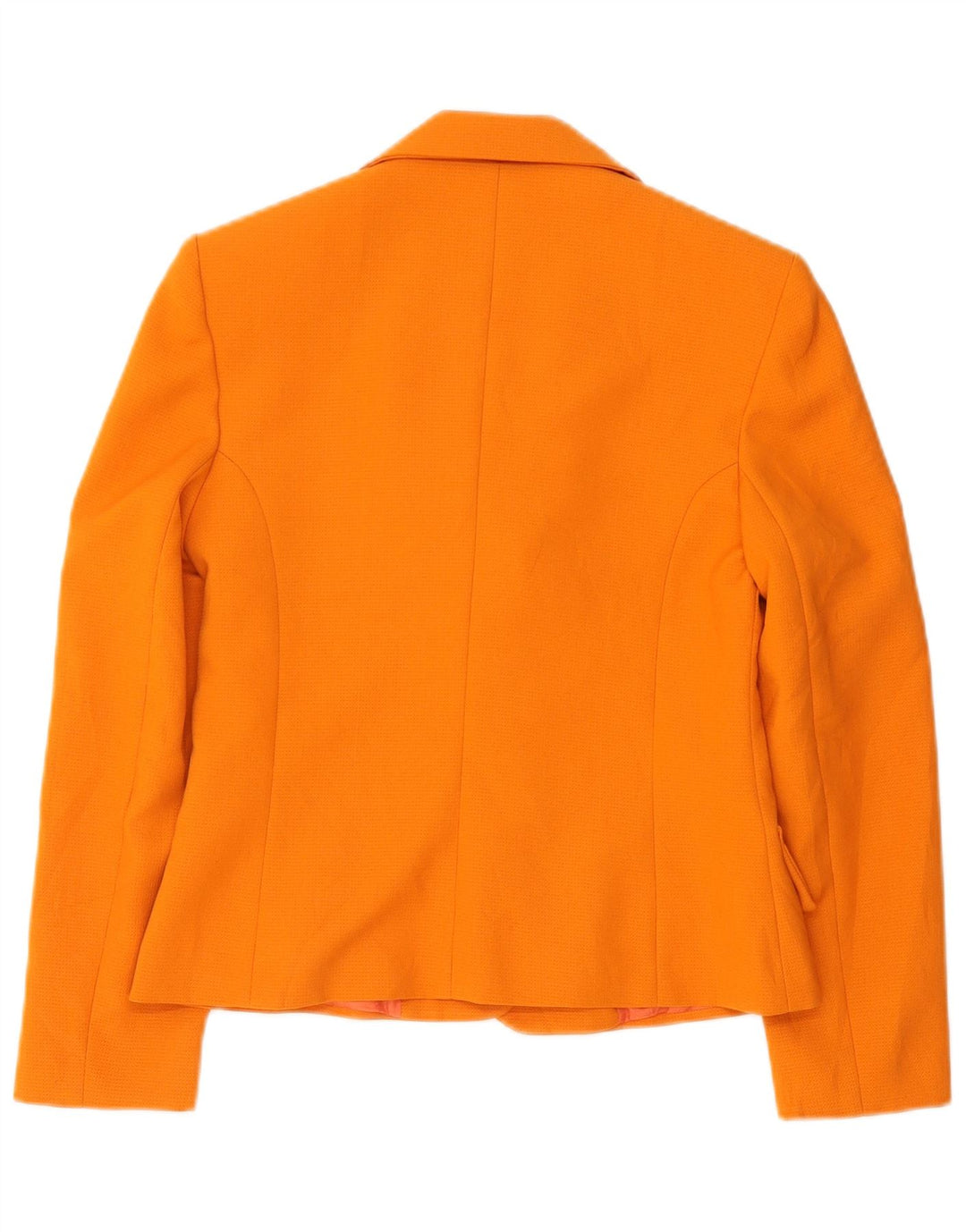 Vintage dame 5-knaps blazerjakke IT 42 Medium Orange Polyester