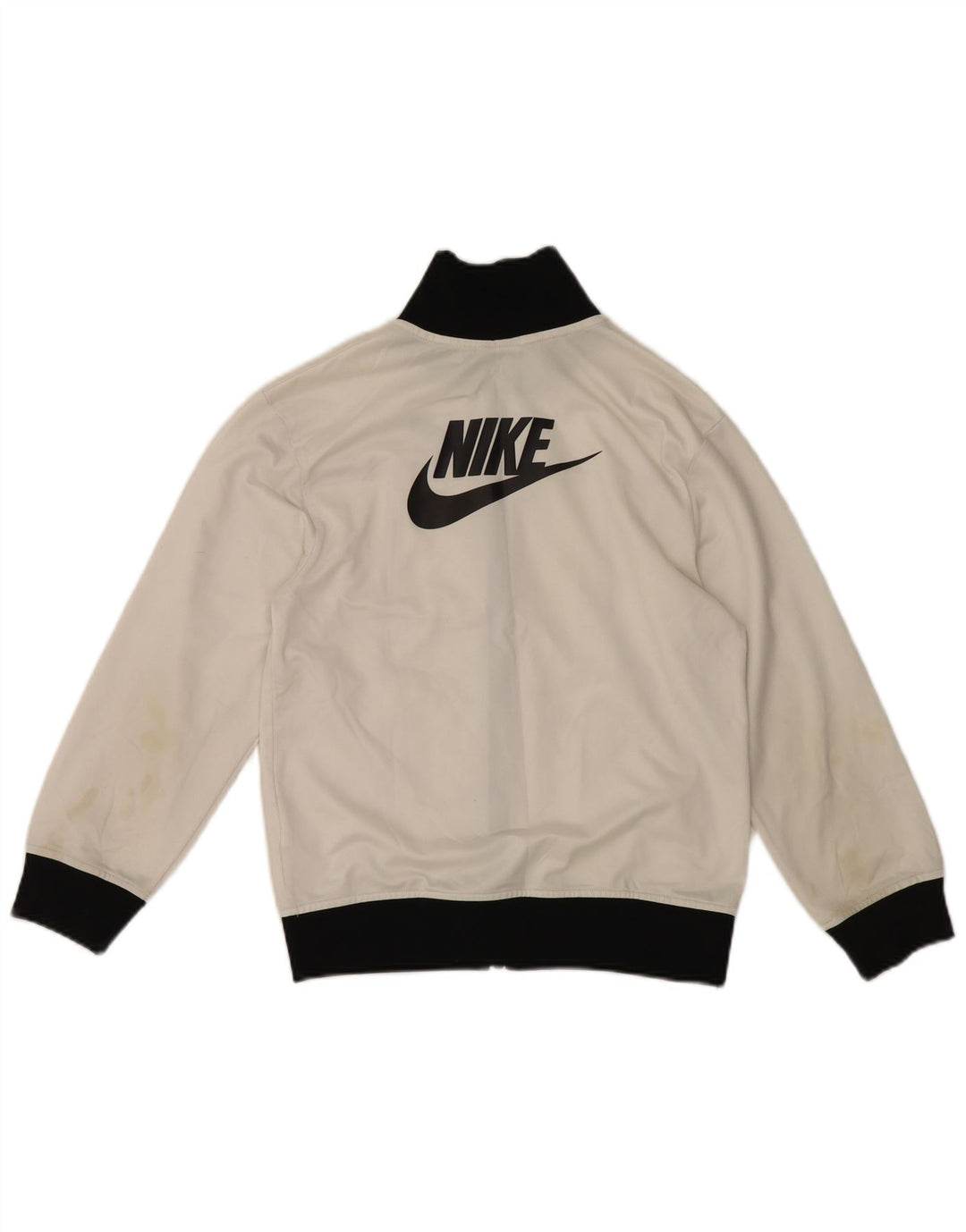 Nike træningsdragt til drenge topjakke 10-11 år Medium White Colourblock Sports