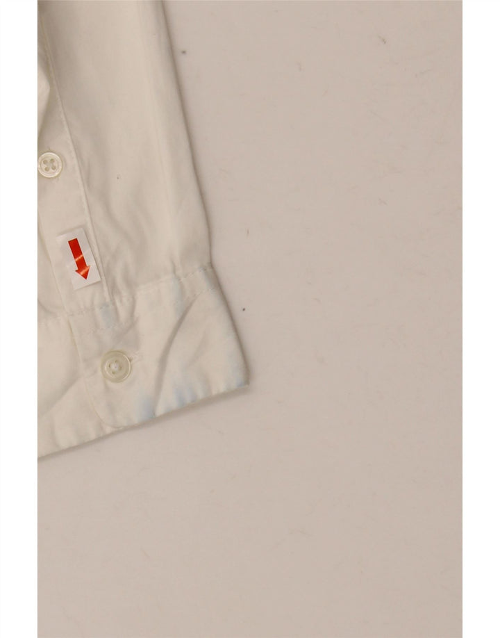 United Colors of Benetton drengeskjorte 10-11 år XL Hvid bomuld