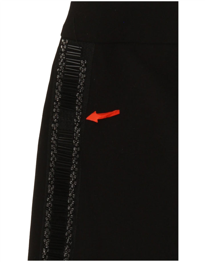 Zara Casual Shorts til kvinder XS W24 Sort polyester