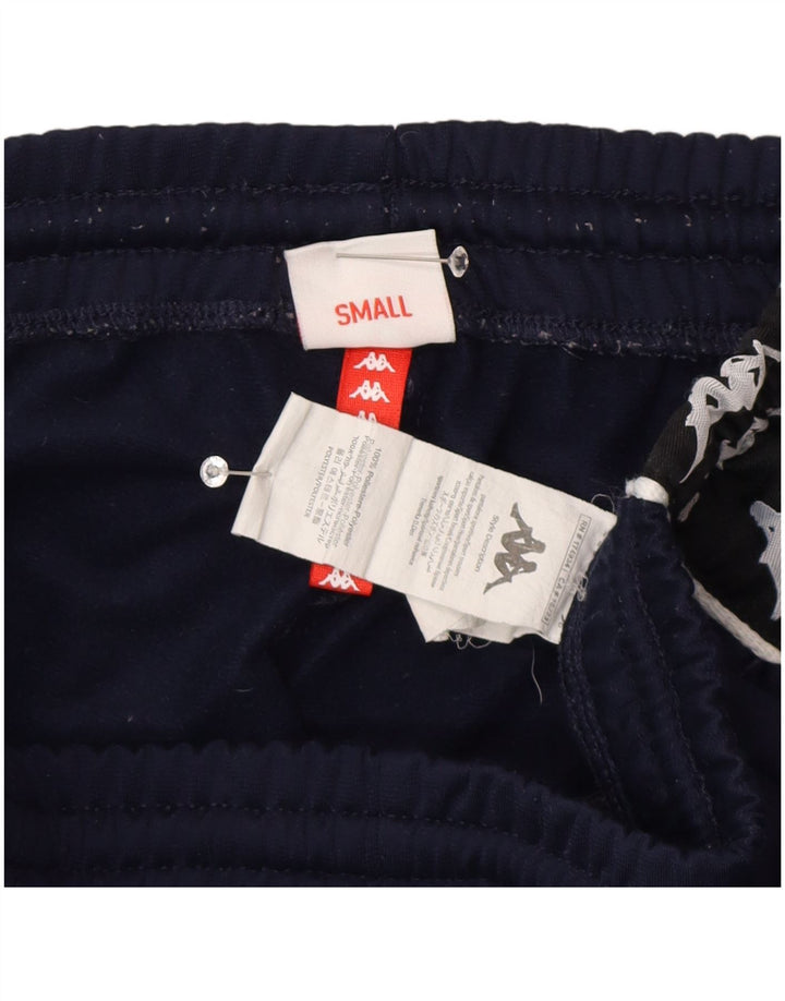 Kappa Herre grafiske træningsdragt bukser Small Navy Blue Colourblock