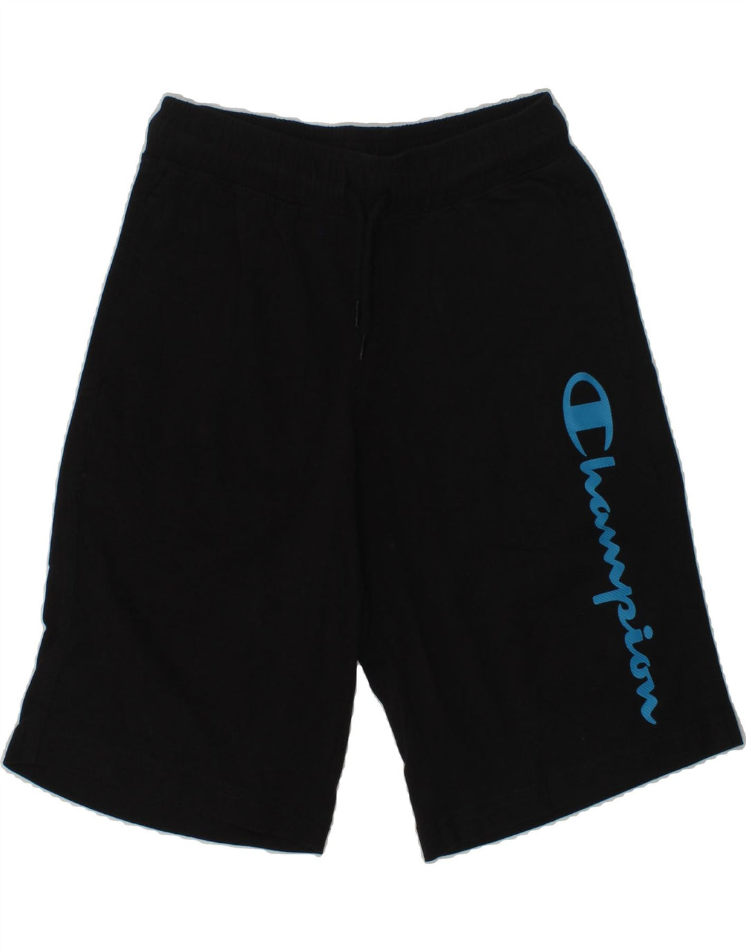 CHAMPION Boys Graphic Sport Shorts 7-8 Years Small  Black Cotton | Vintage Champion | Thrift | Second-Hand Champion | Used Clothing | Messina Hembry 
