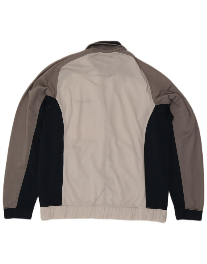 Champion Herre træningsdragt Topjakke Stor hvid Colourblock Polyester