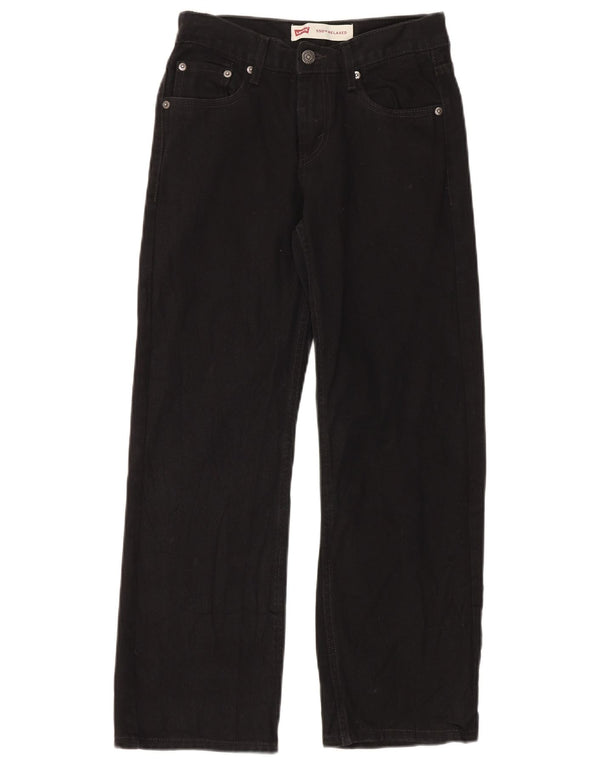 Levi's Girls 550 Relaxed Fit Straight Jeans 13-14 år W27 L27 Sort