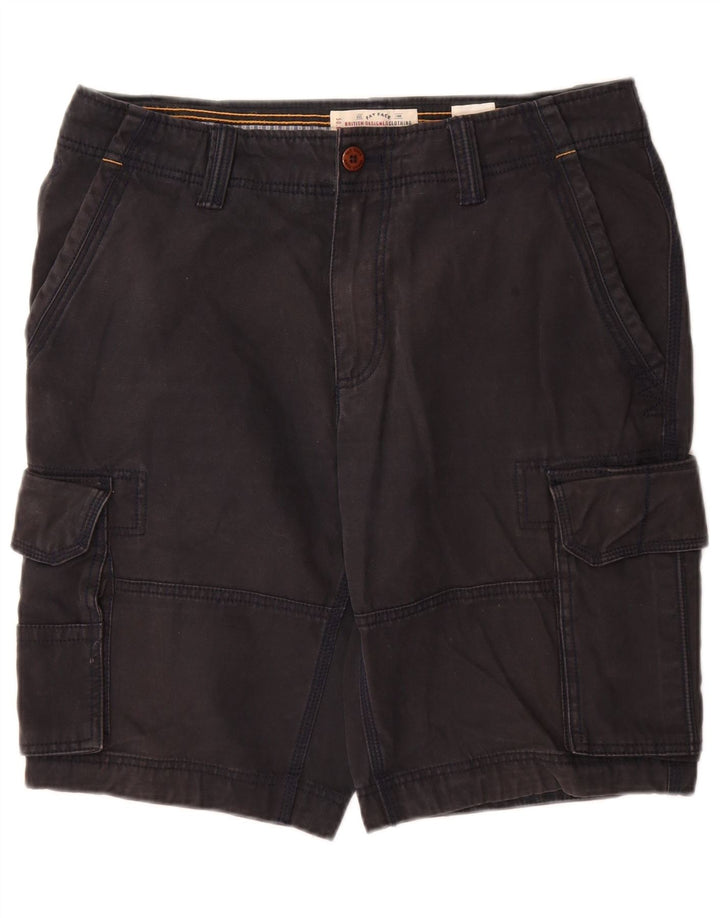 FET FACE Herre Cargo Shorts W34 Large Navy Blue Bomuld