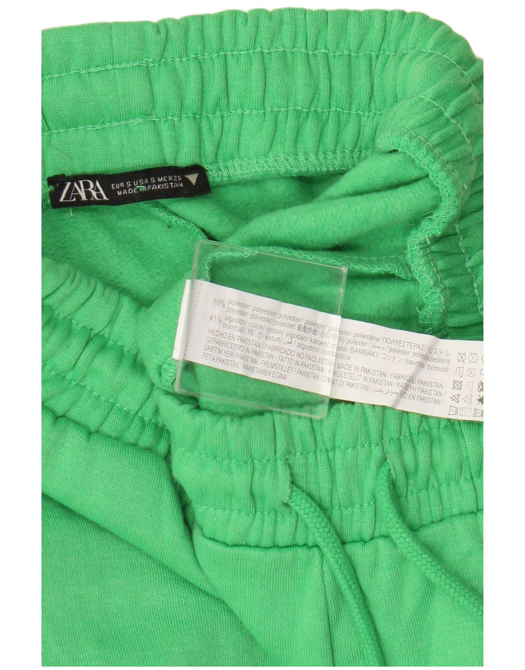 Zara træningsdragt til kvinder Joggers UK 10 Small Green Polyester