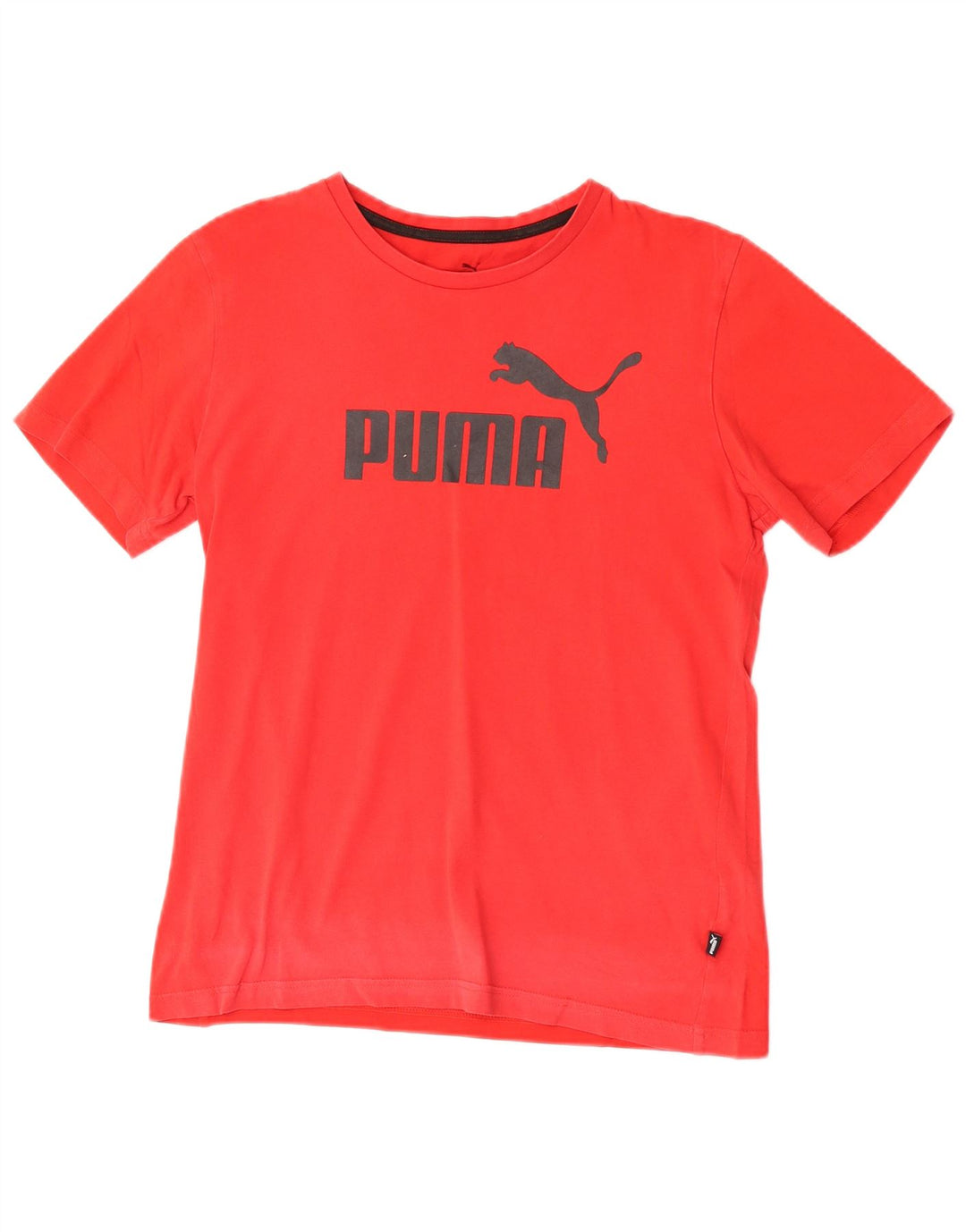 Puma Herre Grafisk T-Shirt Top Lille Rød Bomuld