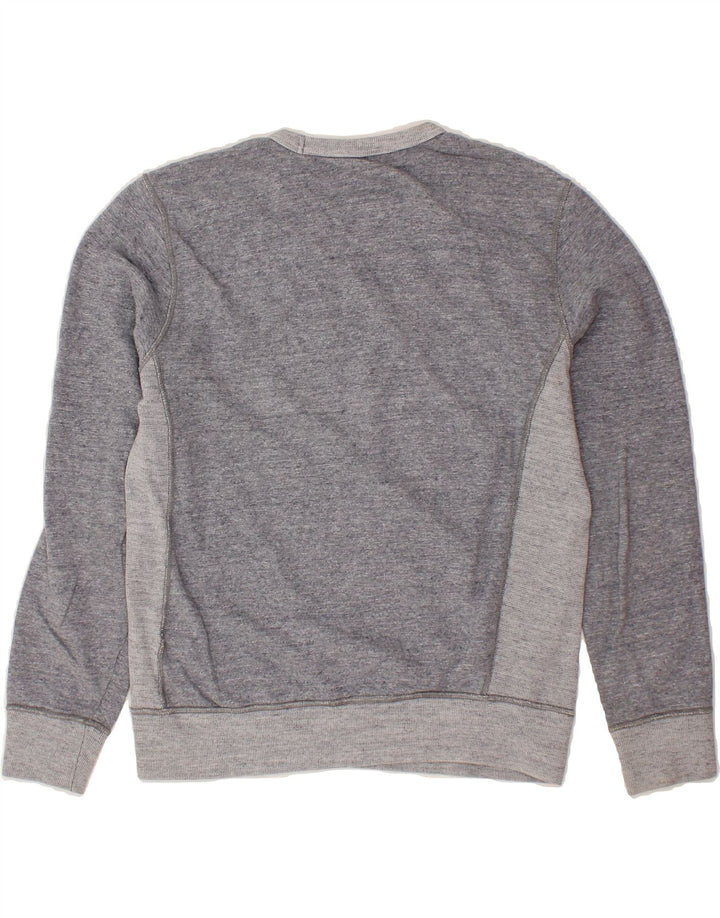 CHAMPION Mens Graphic Sweatshirt Jumper Medium Grey Colourblock Cotton Vintage Champion and Second-Hand Champion from Messina Hembry 