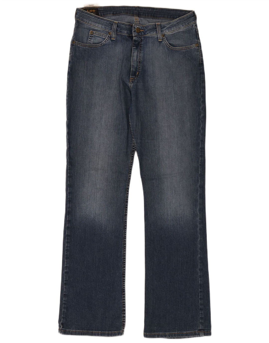 LEE Herre Cameron Regular Fit Straight Jeans W34 L33 Blå Bomuld