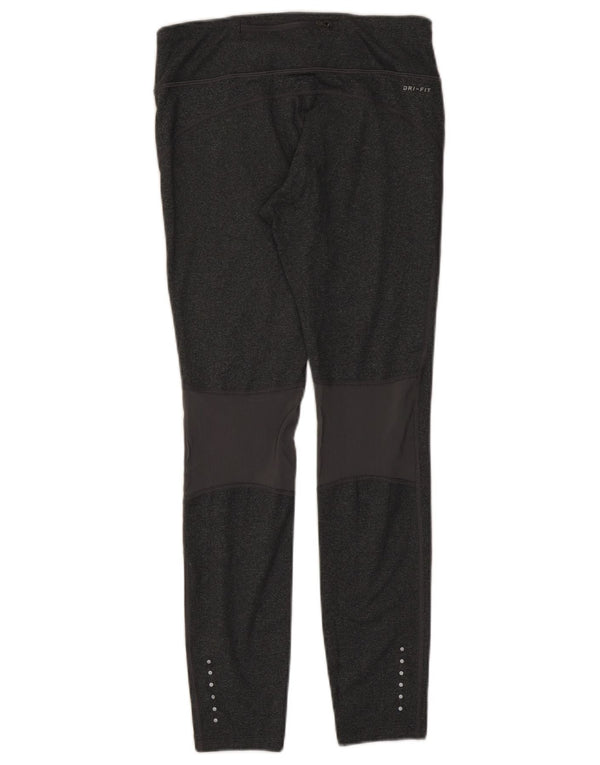 Nike Dame Dri Fit Leggings UK 12 Medium Grey