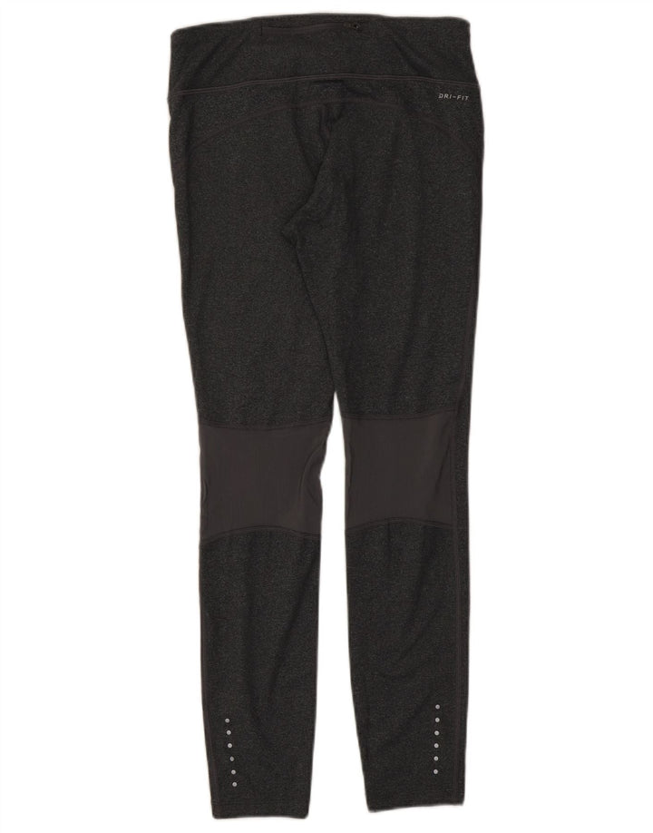 Nike Dame Dri Fit Leggings UK 12 Medium Grey