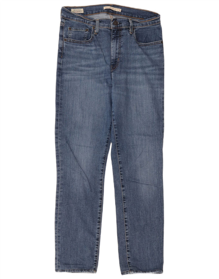 Levi's Womens 724 Højtaljede lige jeans W29 L28 Blå