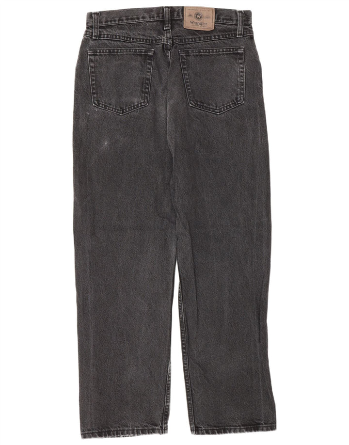 Wrangler Straight Jeans til mænd W31 L30 Grå bomuld