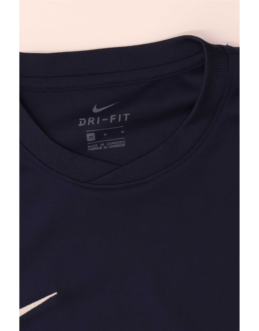 Nike Herre Dri Fit Top Langærmet Medium Navyblå Polyester