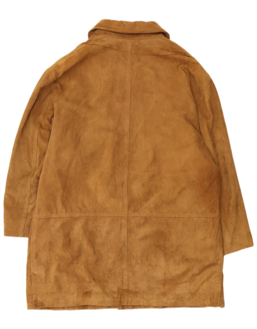 Vintage herre ruskindsfrakke IT 54 2XL brunt læder