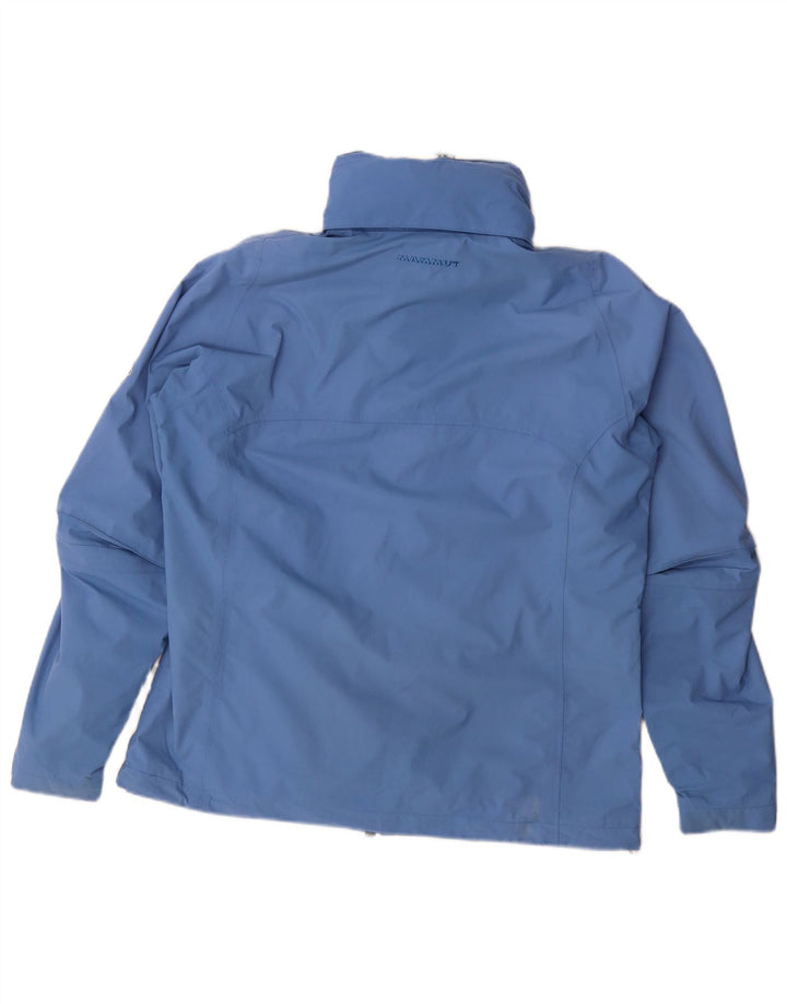 Mammut Regnjakke med hætte til kvinder UK 16 Large Blue