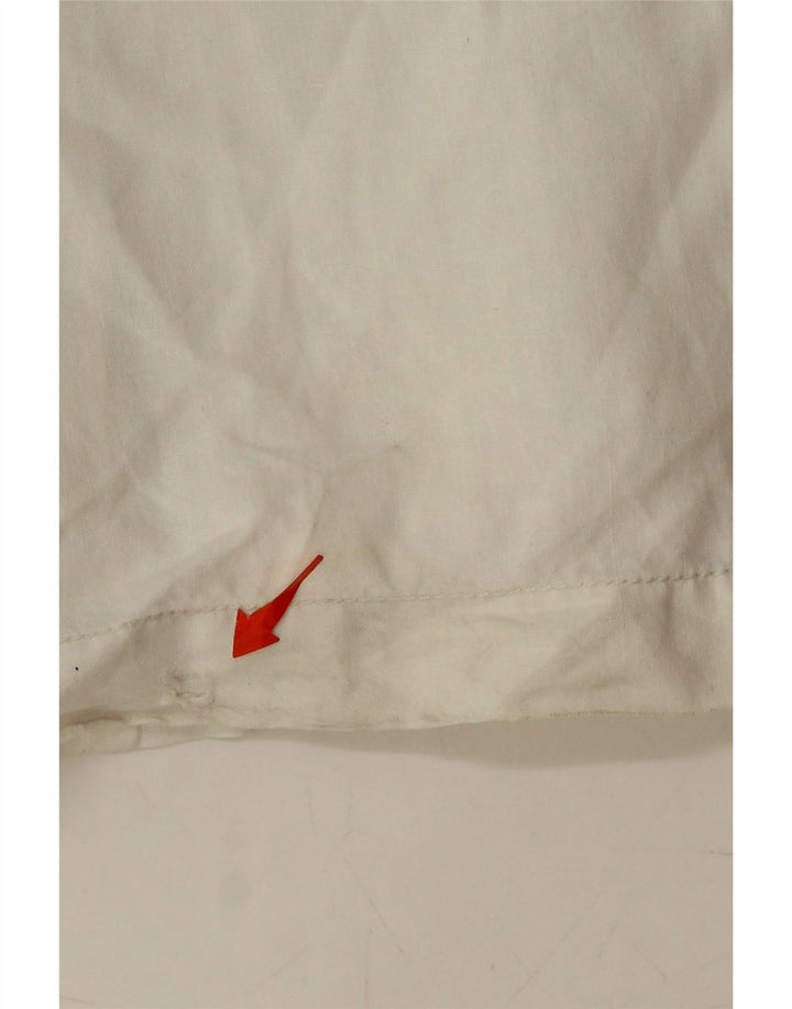 CELIO Womens Straight Chino Trousers EU 40 Medium W32 L34 White Vintage Celio and Second-Hand Celio from Messina Hembry 