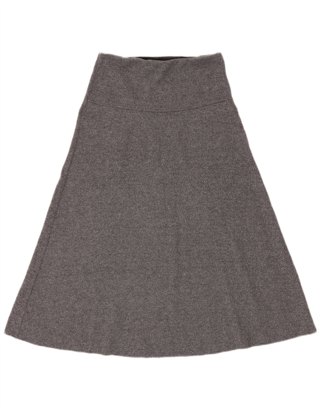 Zara A-line nederdel med høj talje til kvinder, lille W26 grå polyester