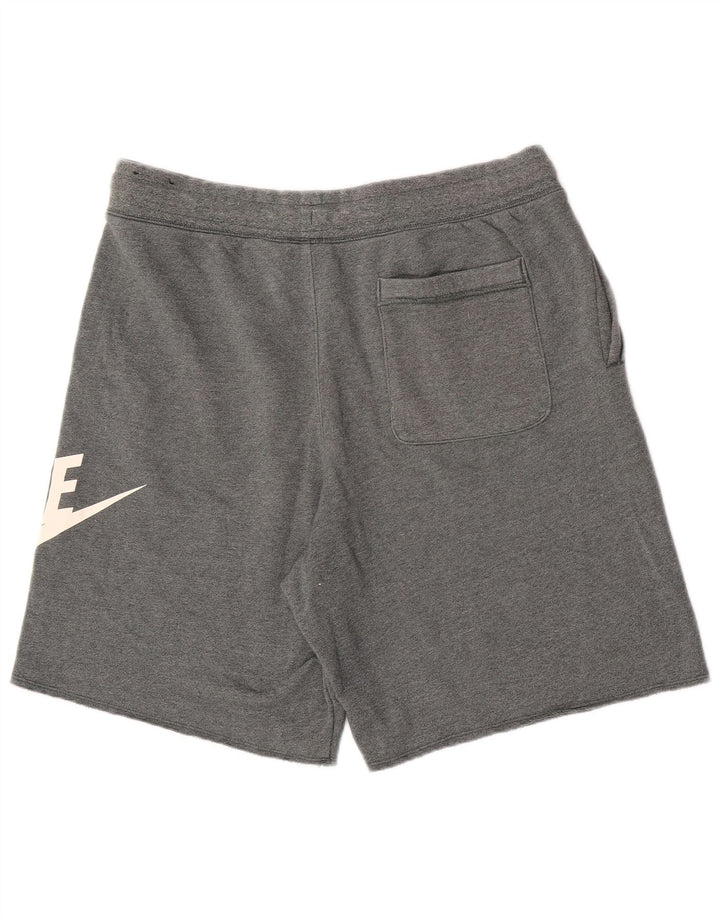 Nike grafiske sportsshorts til mænd, store grå bomuld
