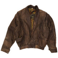 Vintage herre læderjakke UK 42 XL Brun
