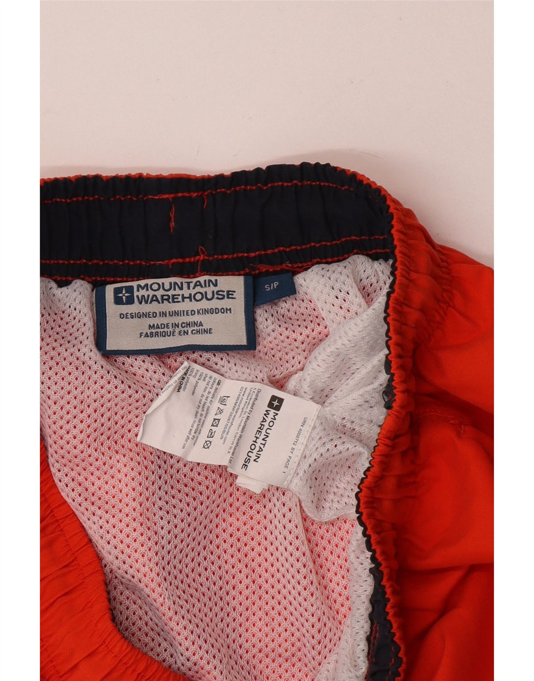 Mountain Warehouse Badeshorts til mænd Small Orange Polyester