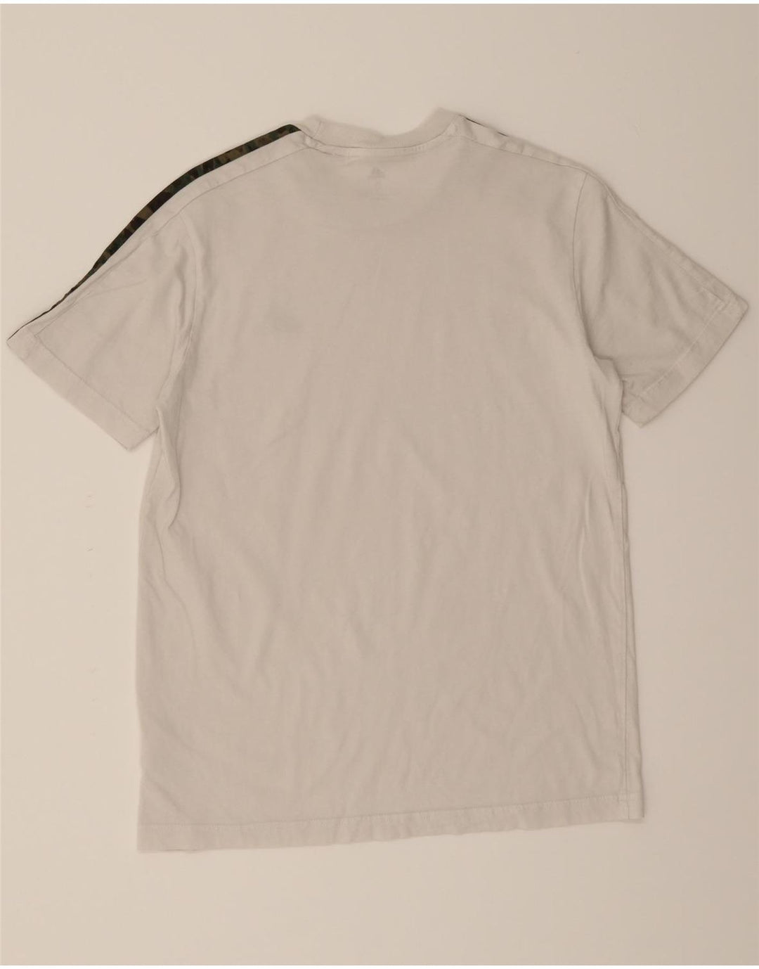 ADIDAS Womens T-Shirt Top UK 10 Small White Cotton Vintage Adidas and Second-Hand Adidas from Messina Hembry 