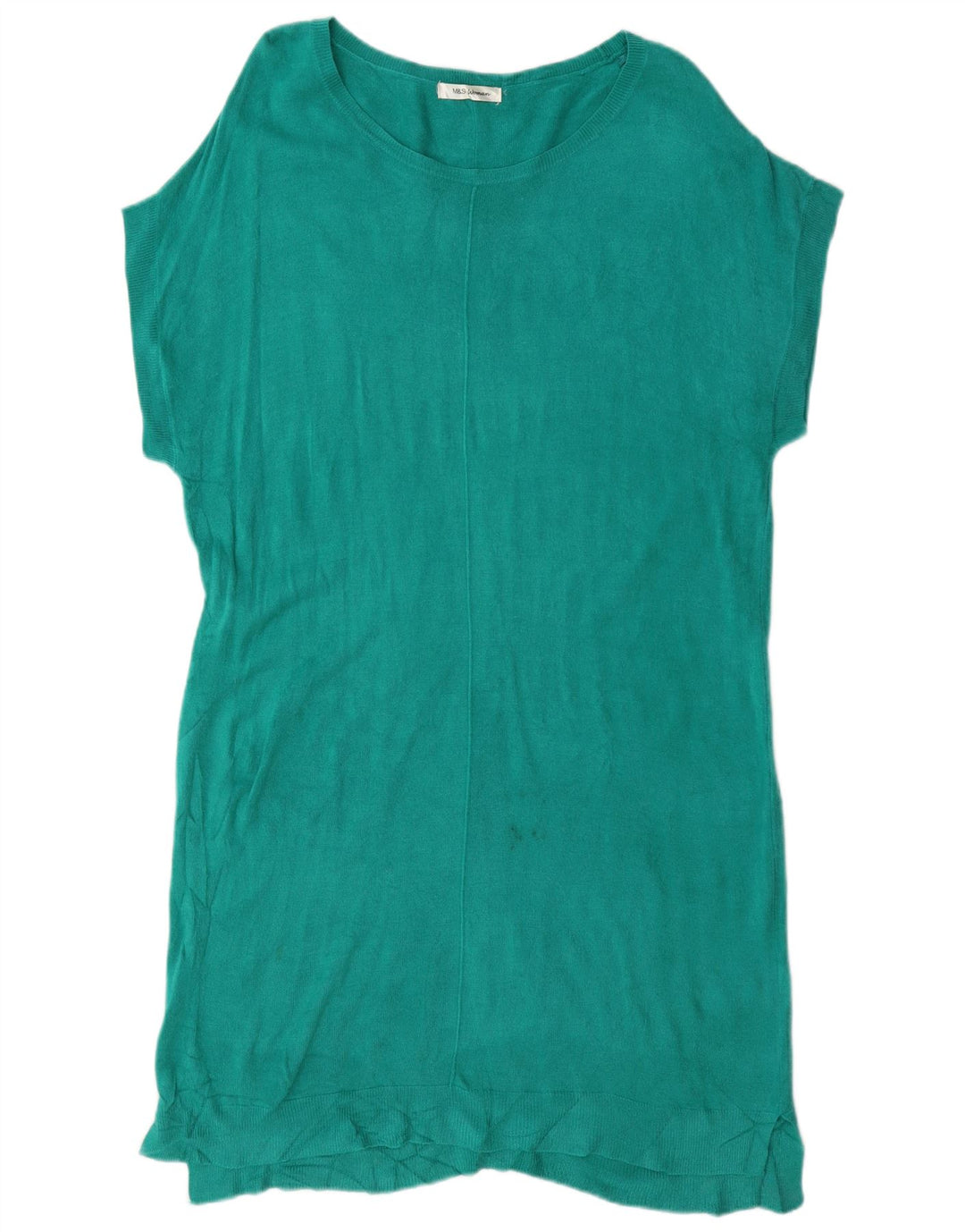 Marks & Spencer Womens Shift Dress UK 24 4XL Grøn Polyester