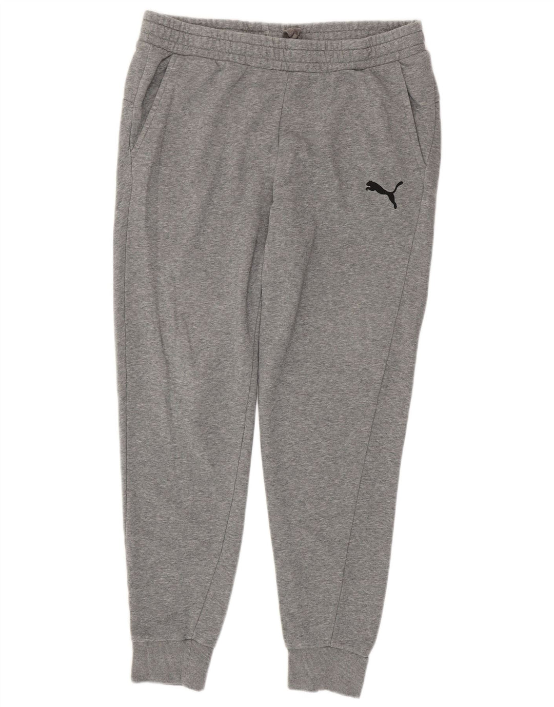 PUMA Mens Tracksuit Trousers Joggers XL  Grey Cotton
