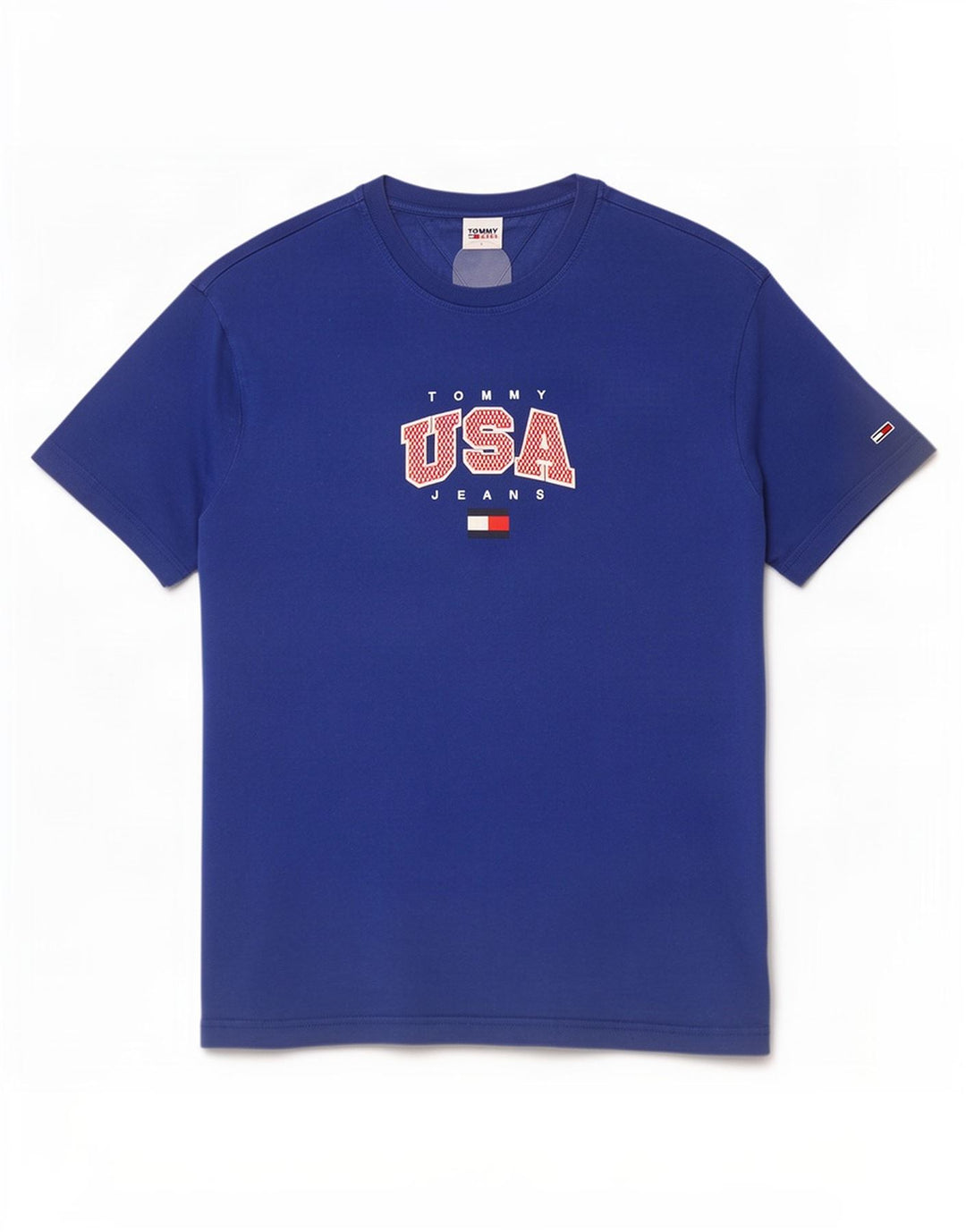 Tommy Hilfiger Herre Grafisk T-Shirt Top Stor Blå