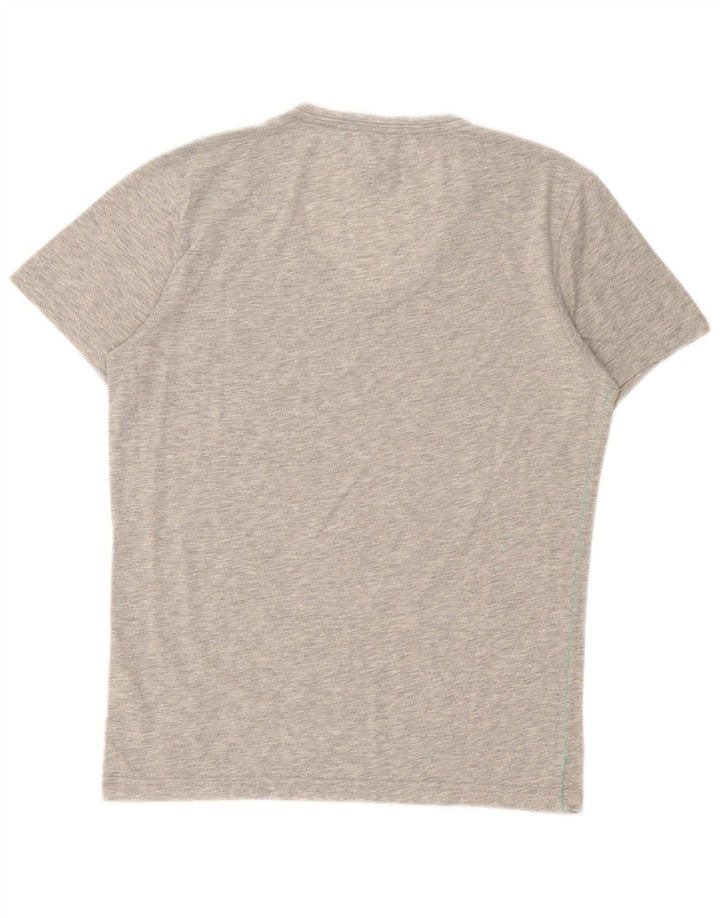 Tommy Hilfiger Herre grafisk T-shirt Top Medium Grey Flecked Polyester