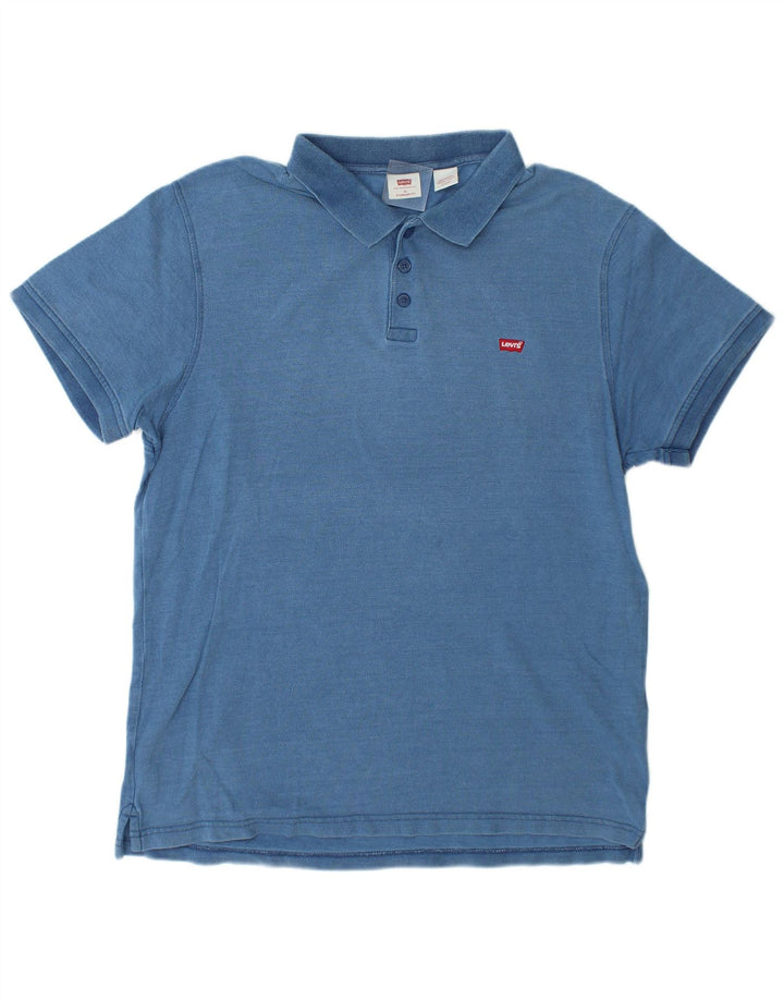 Levi's Herre Standard Fit Polo Shirt XL Blå Bomuld
