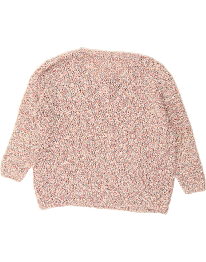 MARKS & SPENCER Womens Boat Neck Jumper Sweater UK 18 XL  Multicoloured Vintage Marks & Spencer and Second-Hand Marks & Spencer from Messina Hembry 