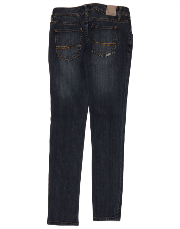 Bænk Dame Skinny Jeans W28 L32 Marineblå Bomuld