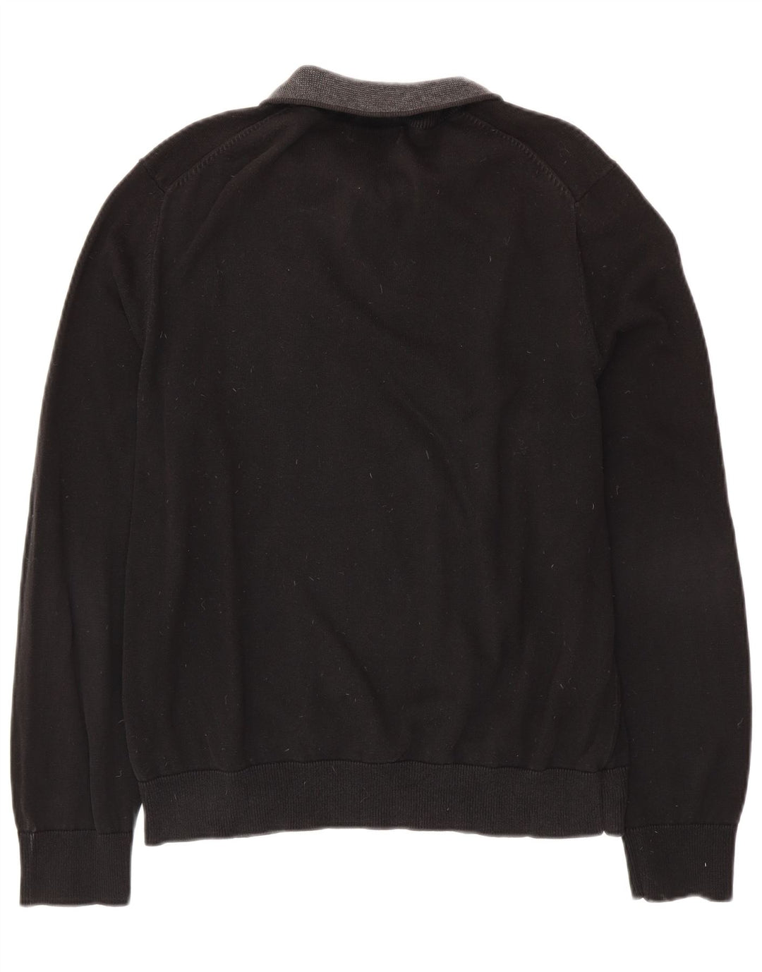 NAUTICA trøje med lynlås til mænd Stor sort bomuld