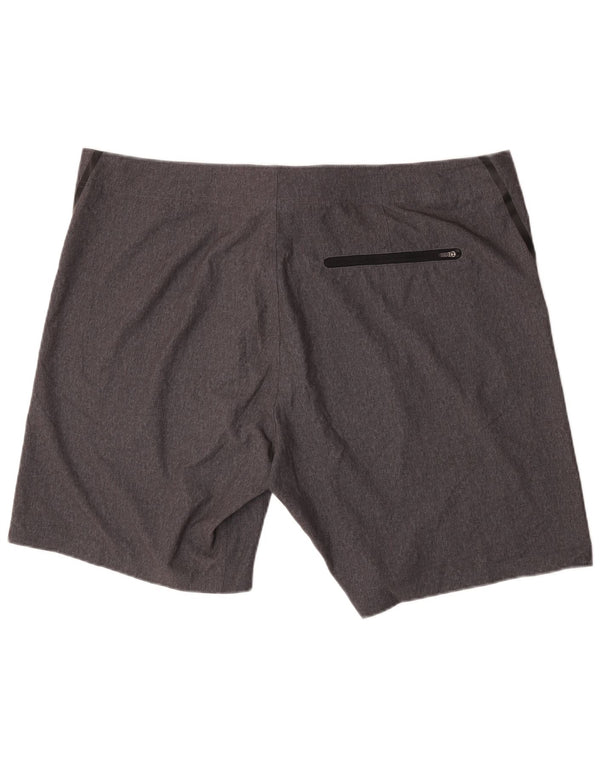 C&A Herre grafiske svømmeshorts 2XL Grå polyester