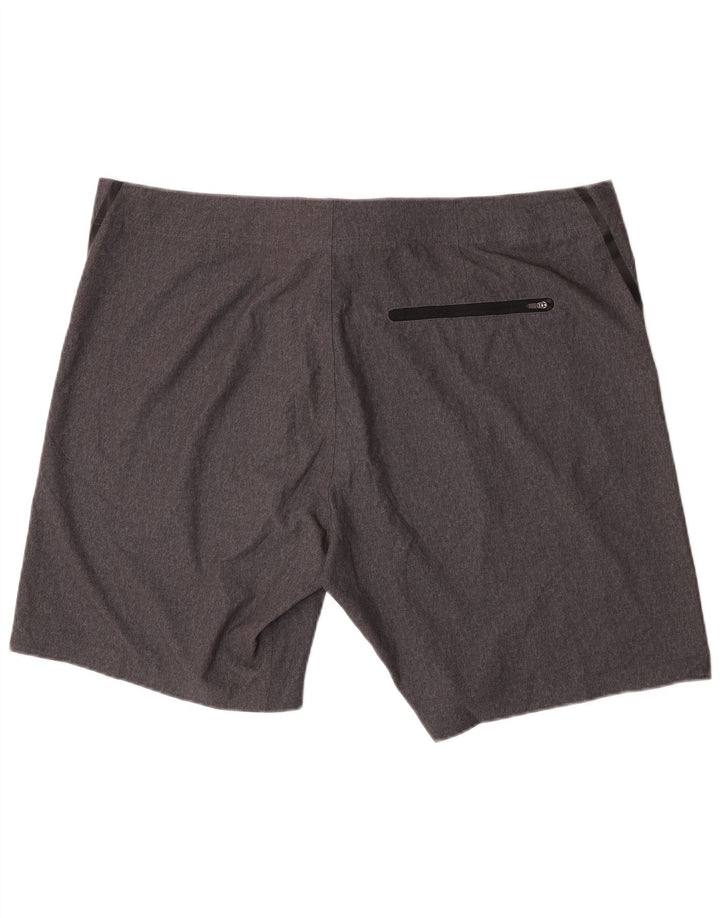 C&A Herre grafiske svømmeshorts 2XL Grå polyester